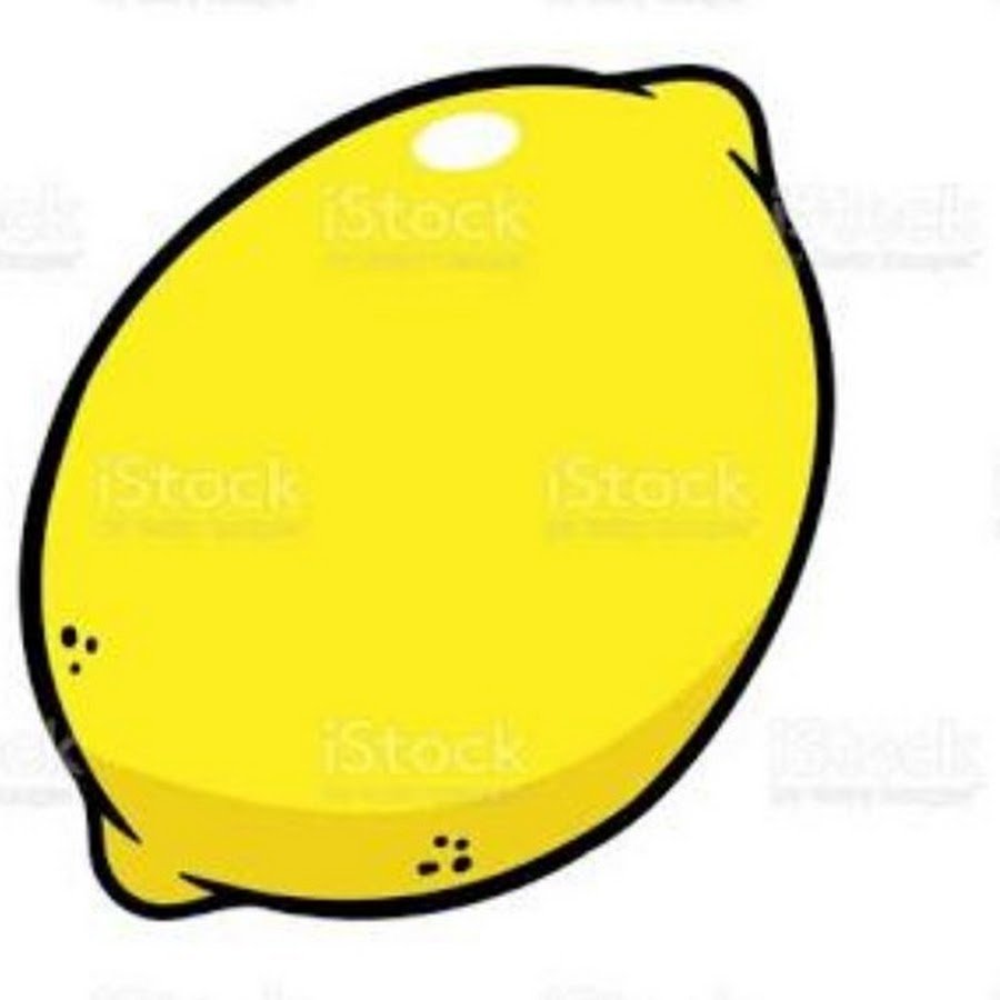 Лимон мультяшный