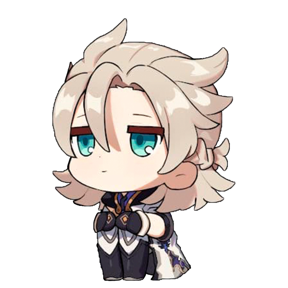 Стикеры Геншин Импакт Чиби Сяо