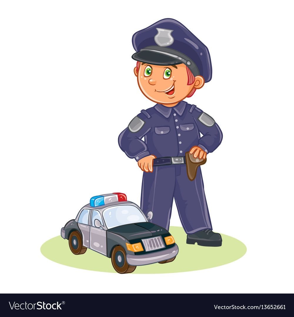 Профессия полицейский для детей