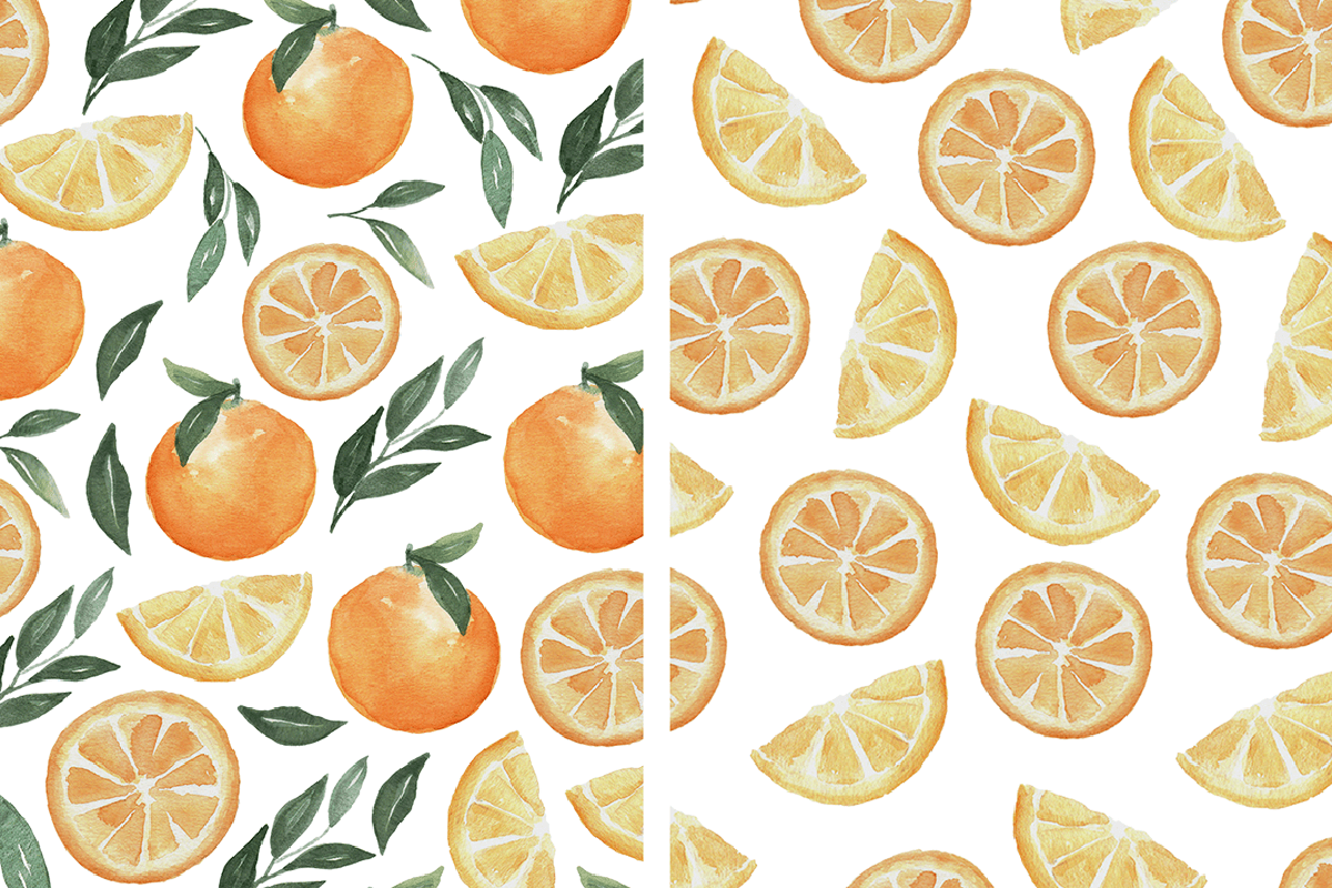 Апельсин фон