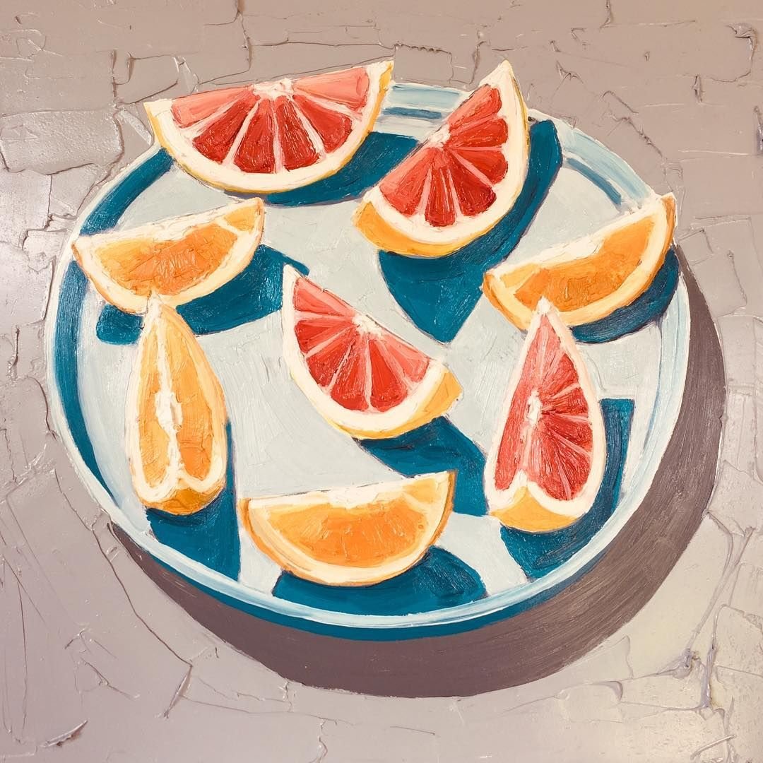 Грейпфрут в живописи