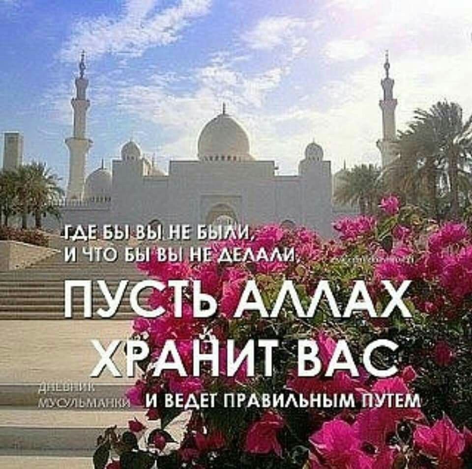 Пусть Аллах хранит вас