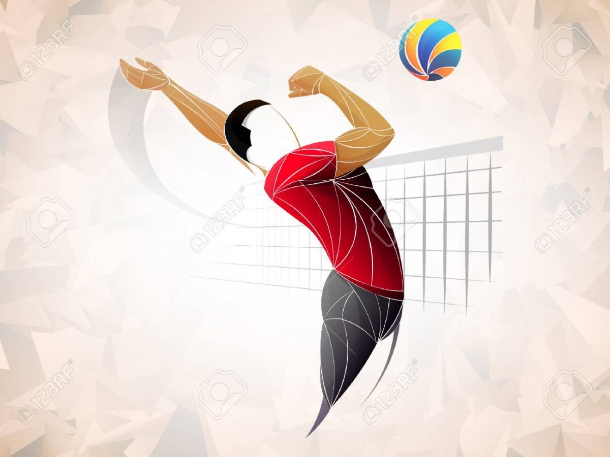 Волейбол абстракция