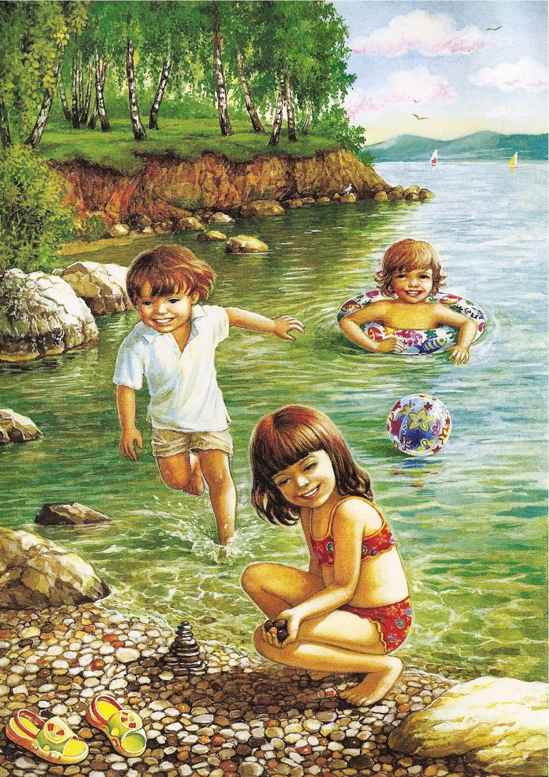 Лето картинки для детей