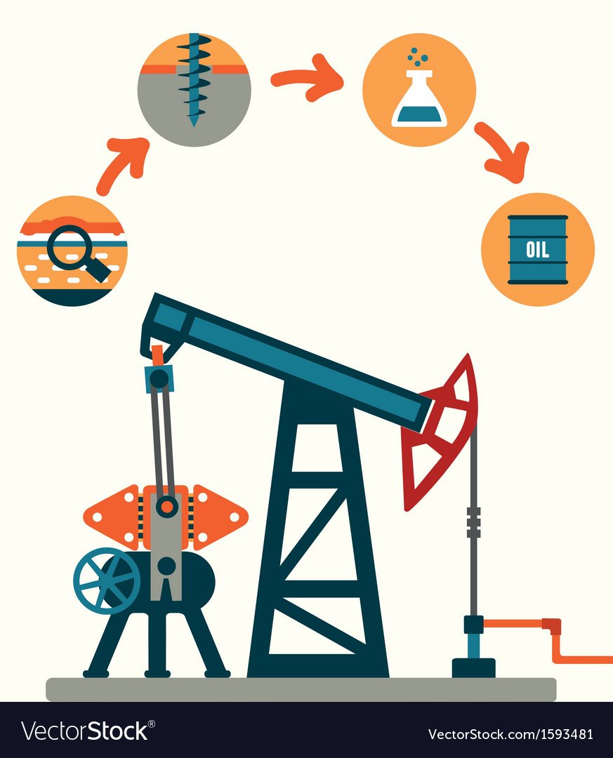 Качалка нефти арт