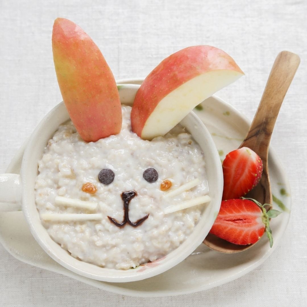 Украшение каши для детей