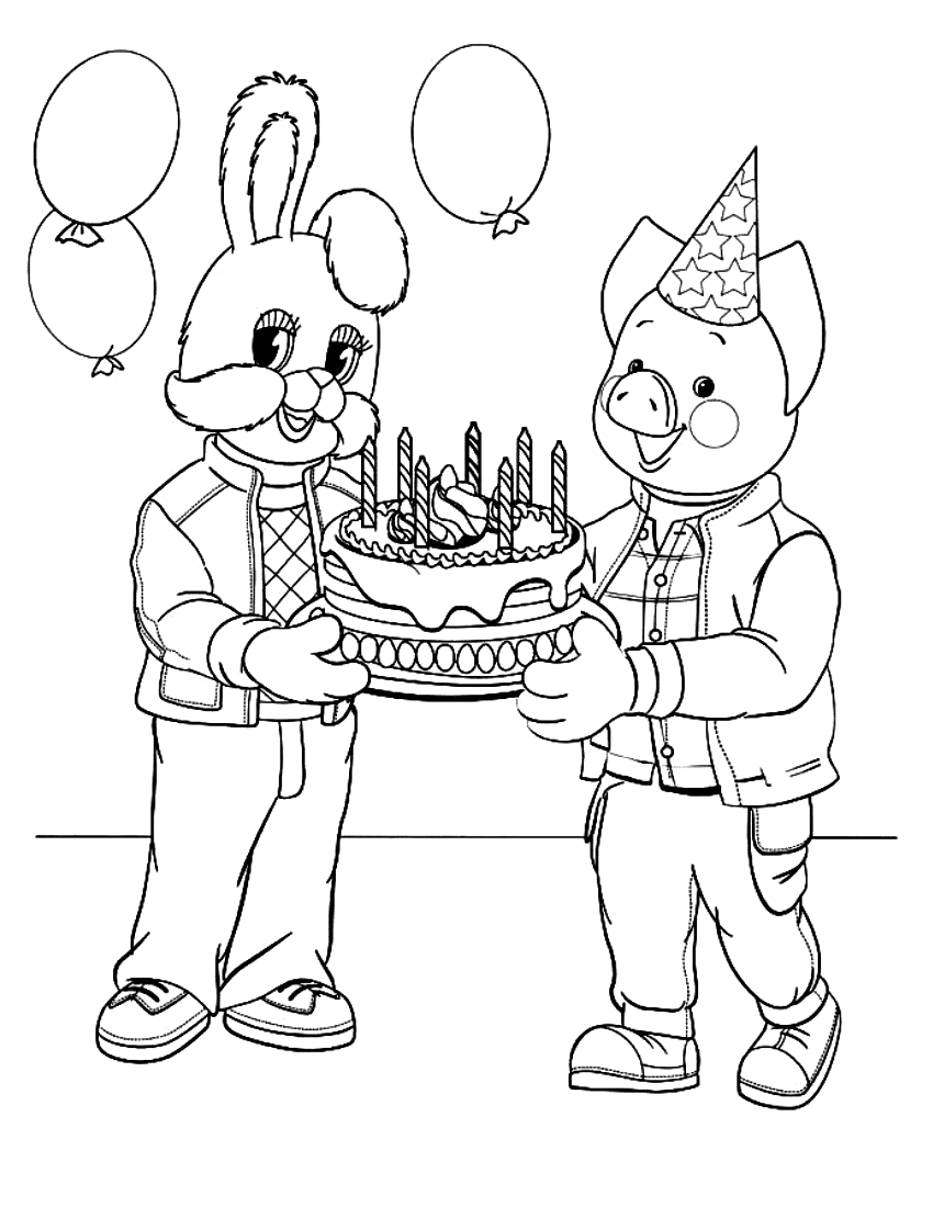 Степашка раскраска