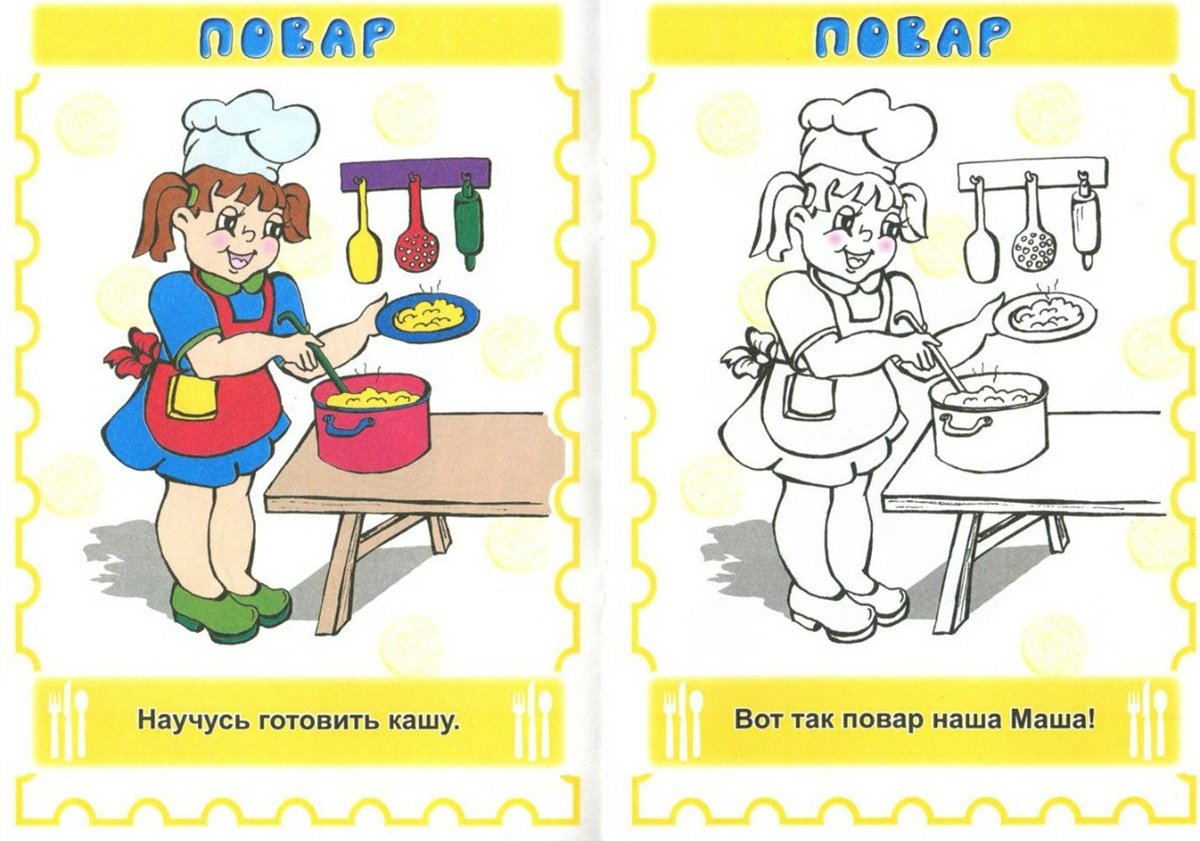 Колпак повара рисунок