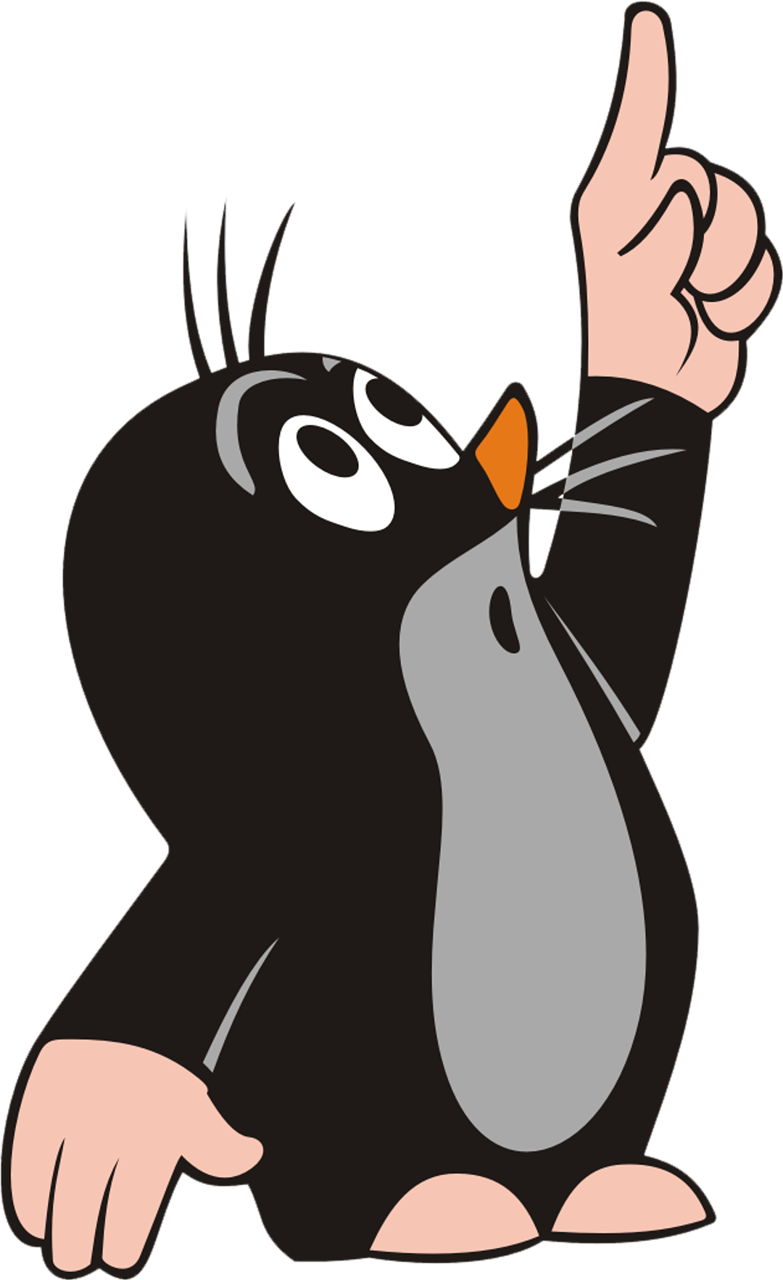 Крот картинка для детей