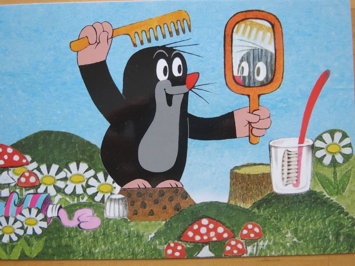 Маска крота для детей