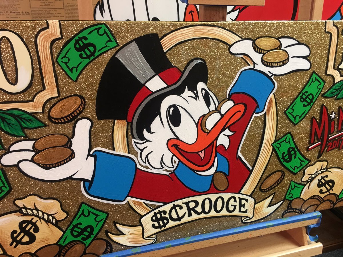 Герои мультика Скрудж макдак