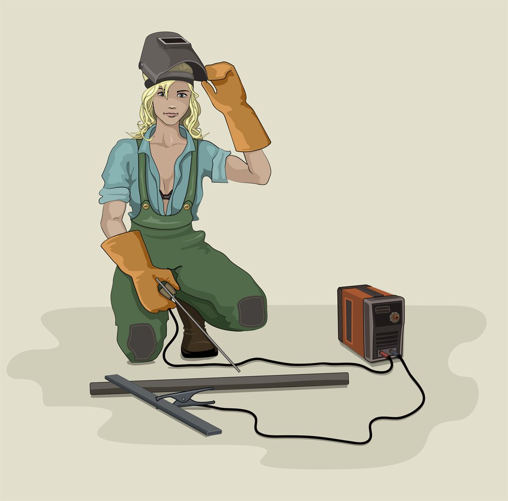 Красивый сварщик