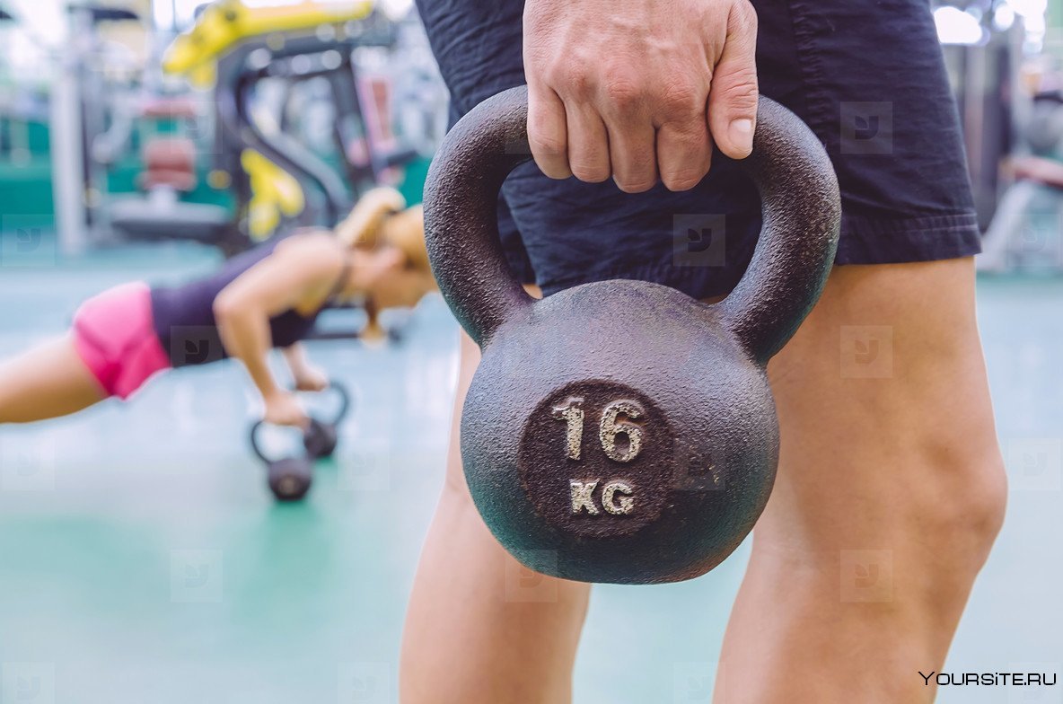 Спортивная гиря ручная