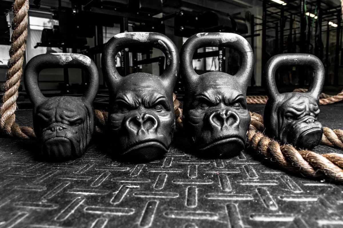 Гиря рисованная