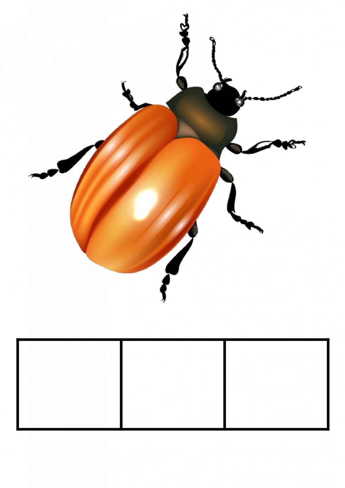 Майский хрущ мультяшная