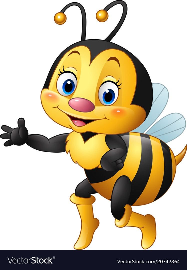 Пчелы мультяшные