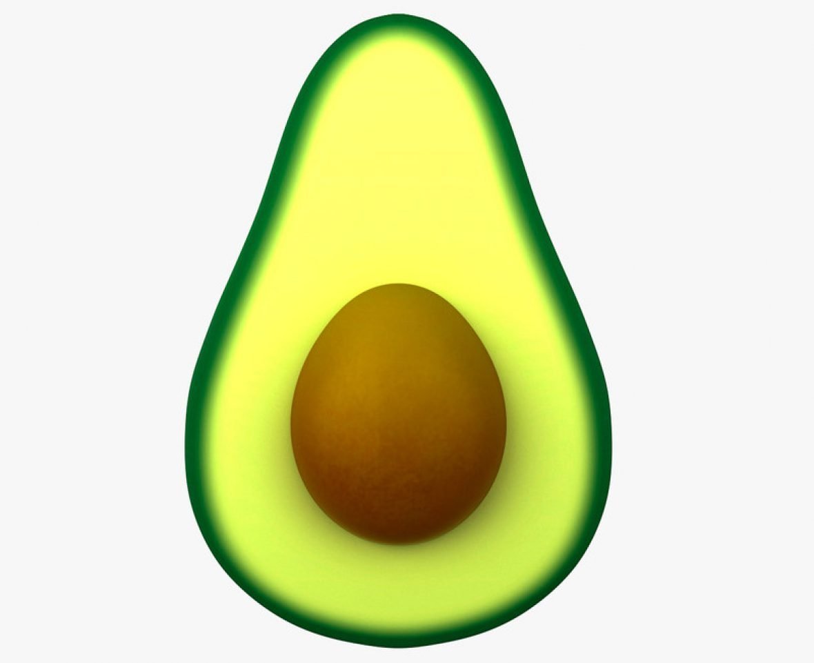 Срисовать авокадо