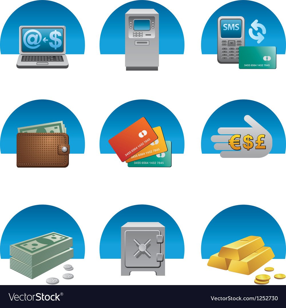 Банковские услуги иллюстрация