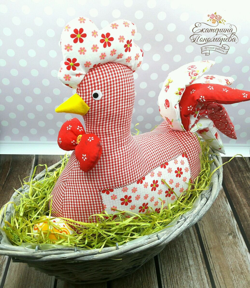 Скрап бумага с курочкой