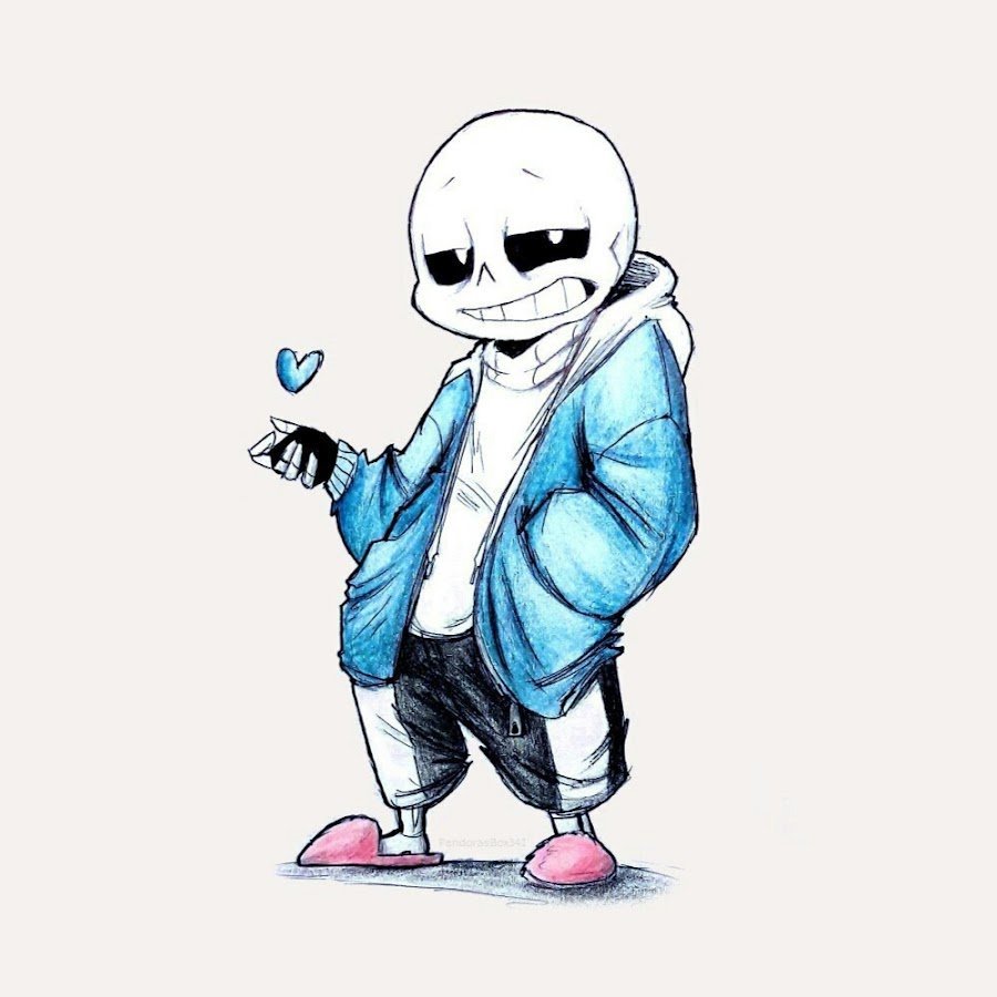Санс андертейл арт для срисовки