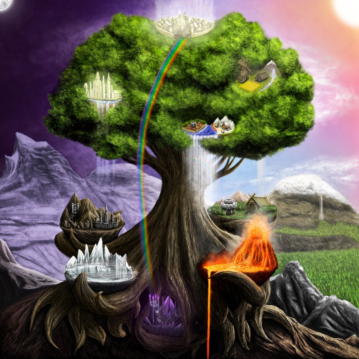 Генеалогическое Древо на прозрачном фоне