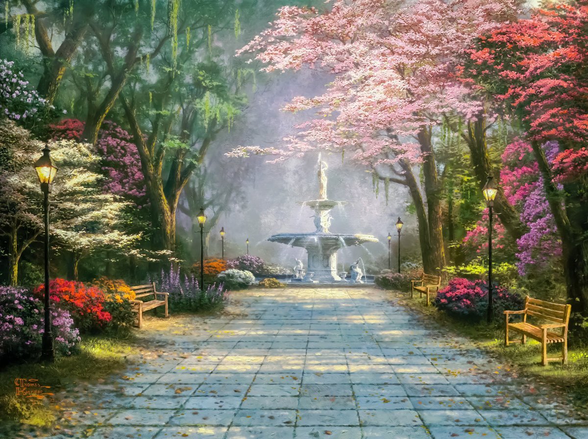 Картины пейзажи Дерк Хансен