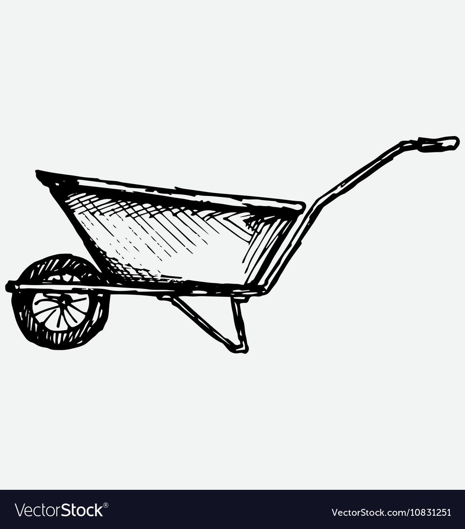 Тачка Садовая рисунок