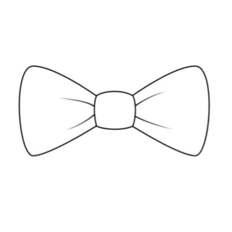 Бантик акварель