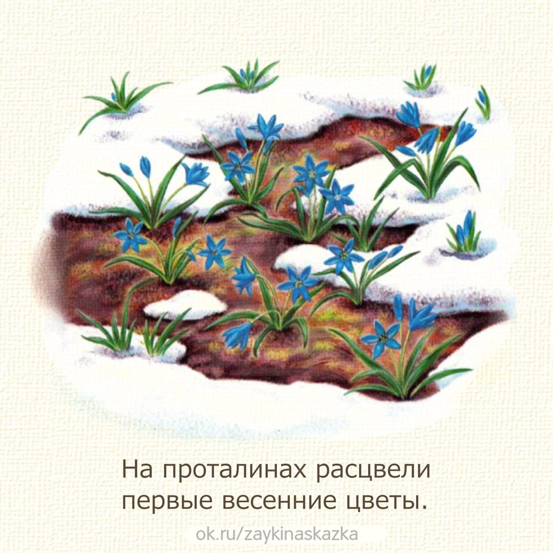 Весенние проталинки и дети