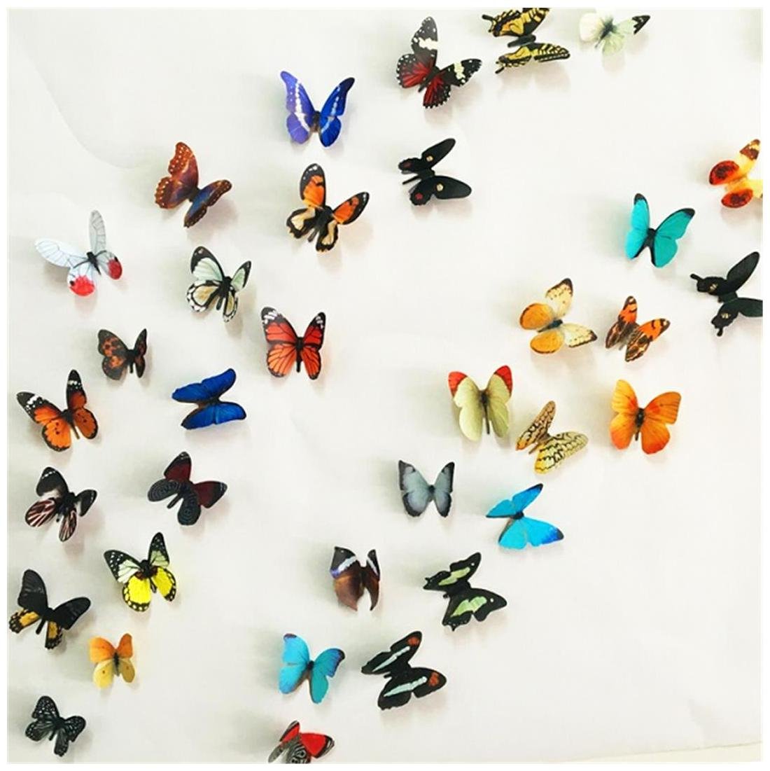 Много бабочек