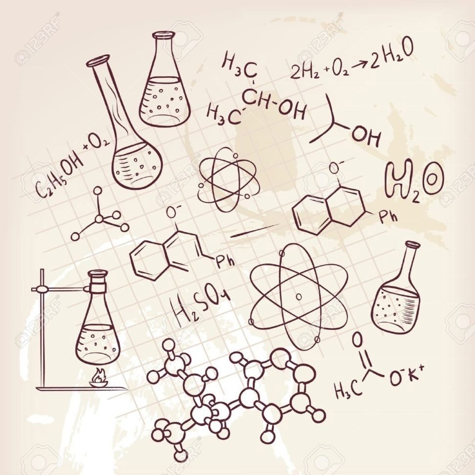 Химические картинки для срисовки