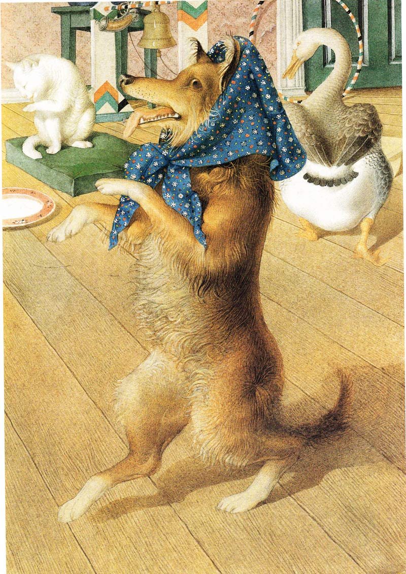 Художник Спирин каштанка