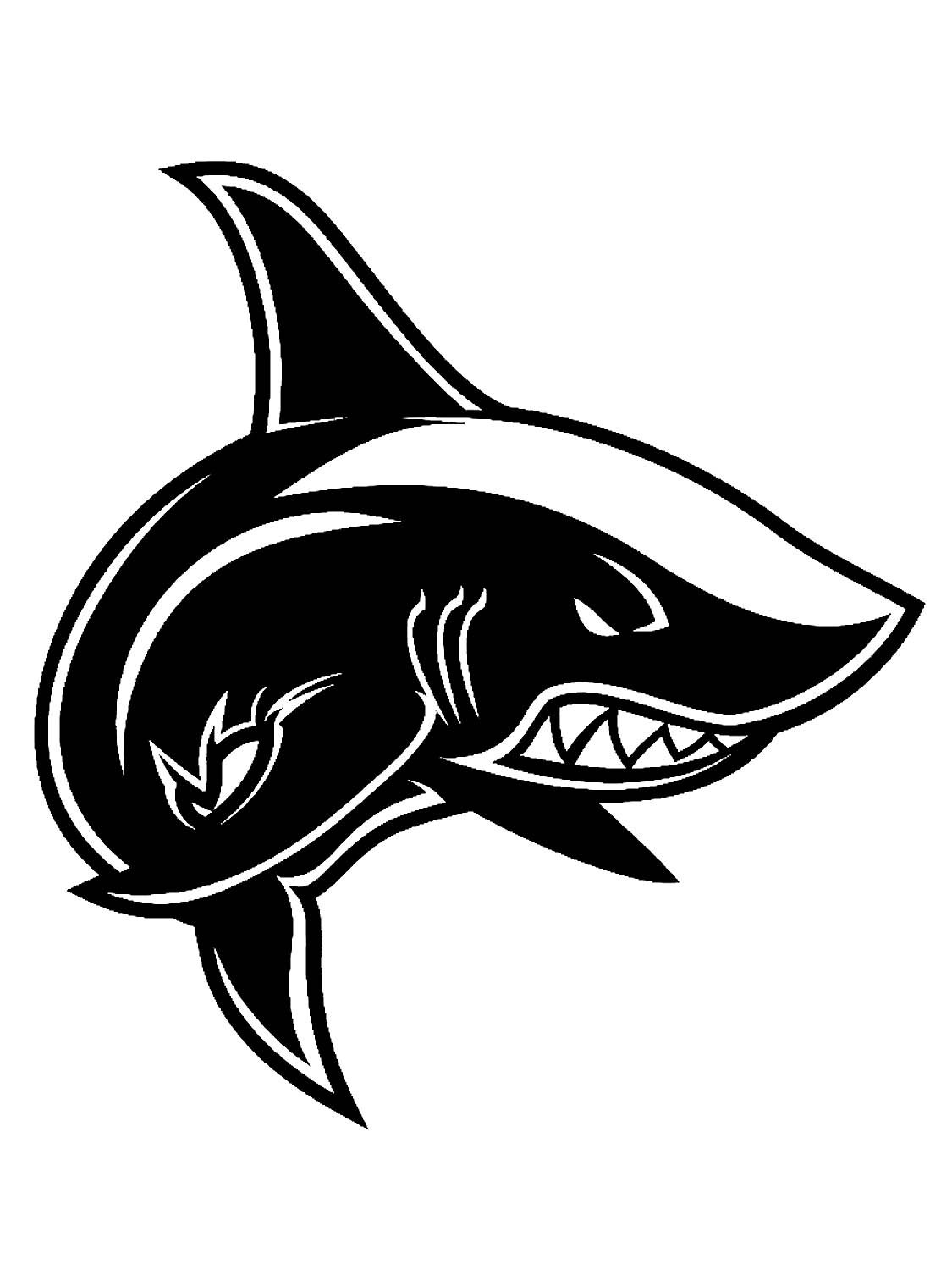 Акула вектор