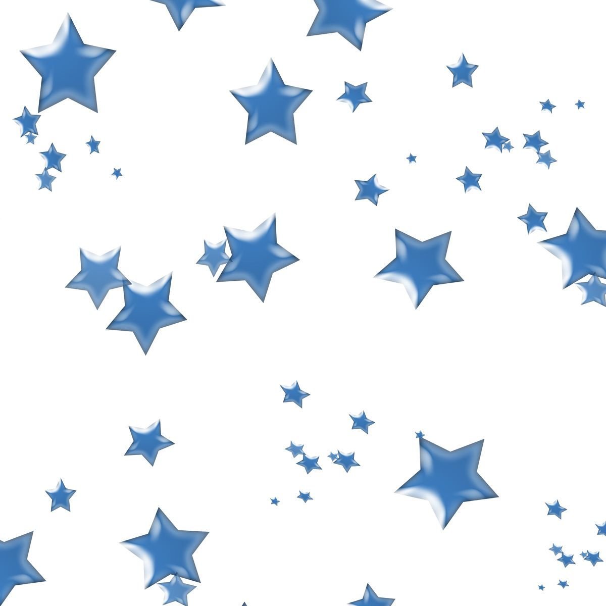 Голубые звездочки на белом фоне