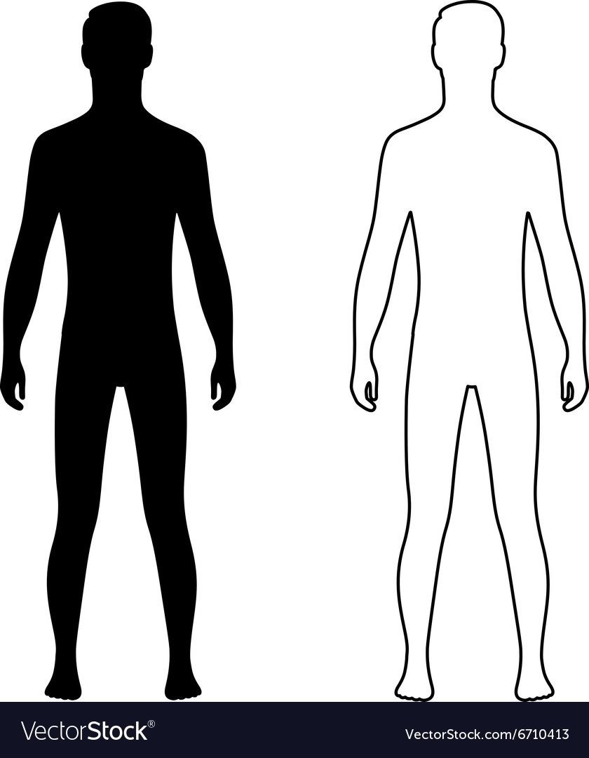 Очертание человека в полный рост