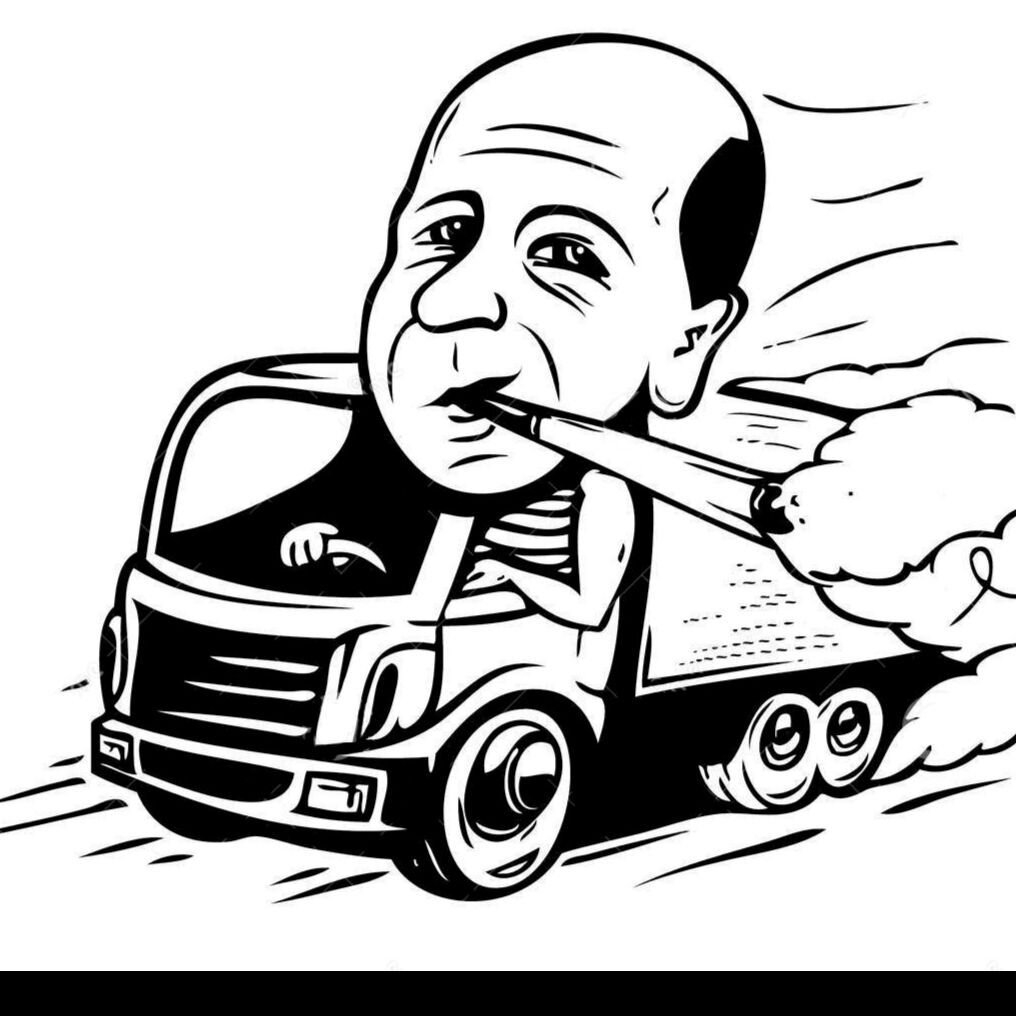 Дальнобойщик мультяшный