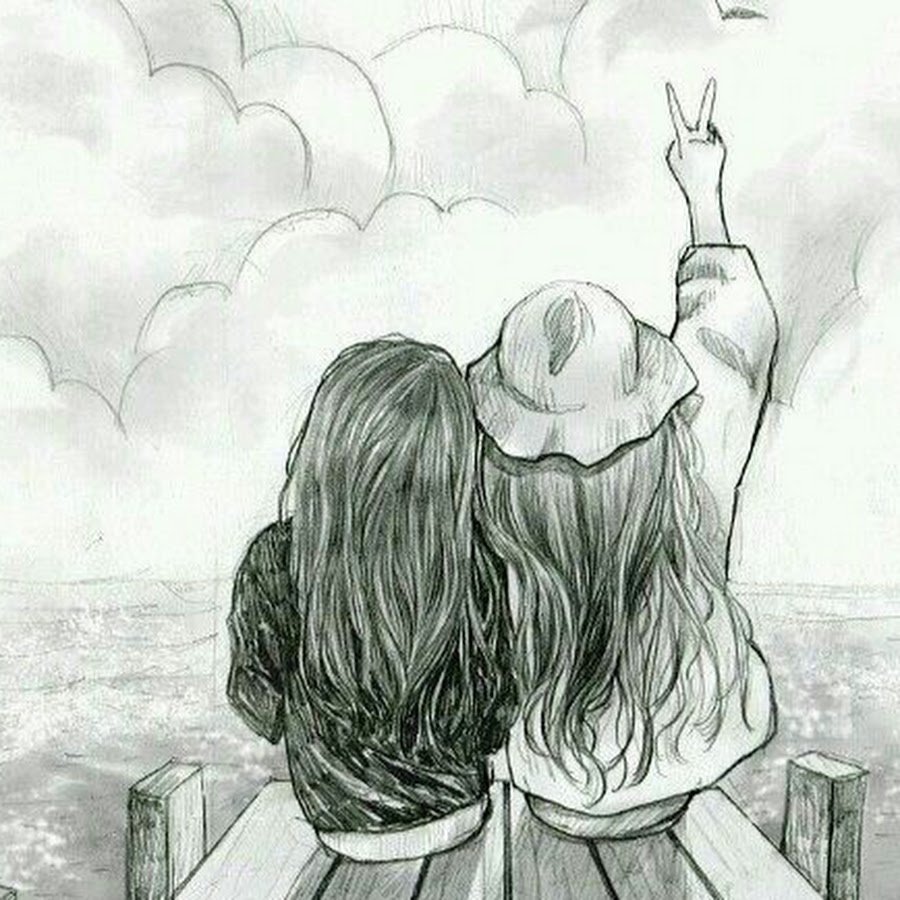 Рисунки для срисовки грустные