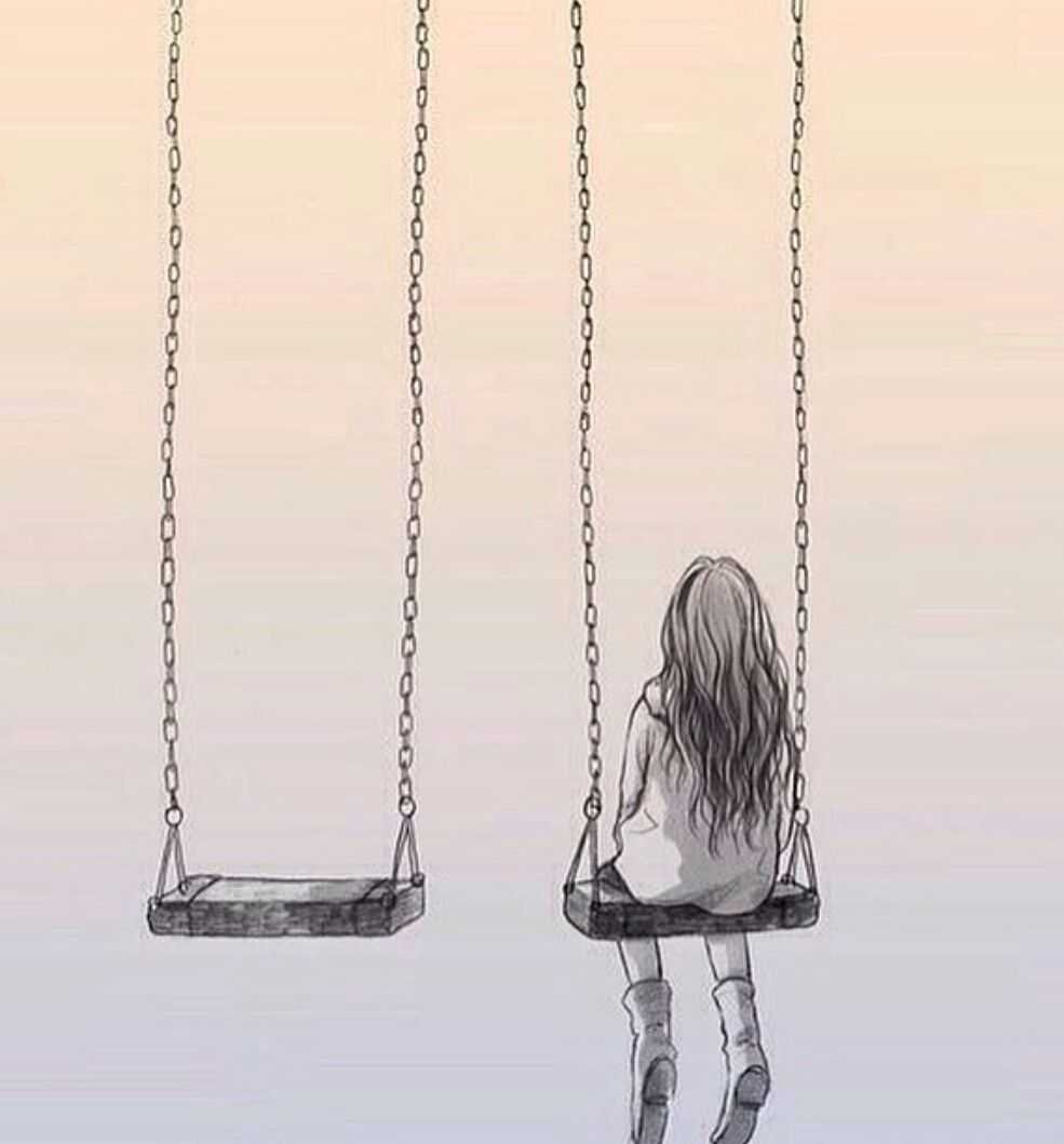 Рисунки для срисовки грустные