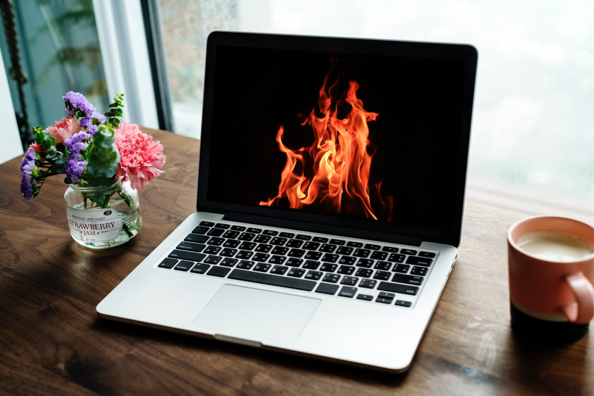 Красивый ноутбук