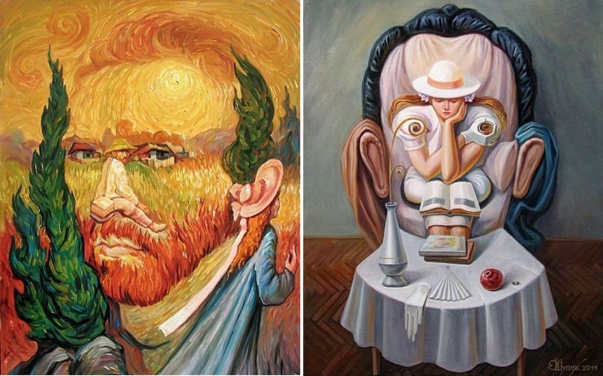 Октавио Окампо картины иллюзии