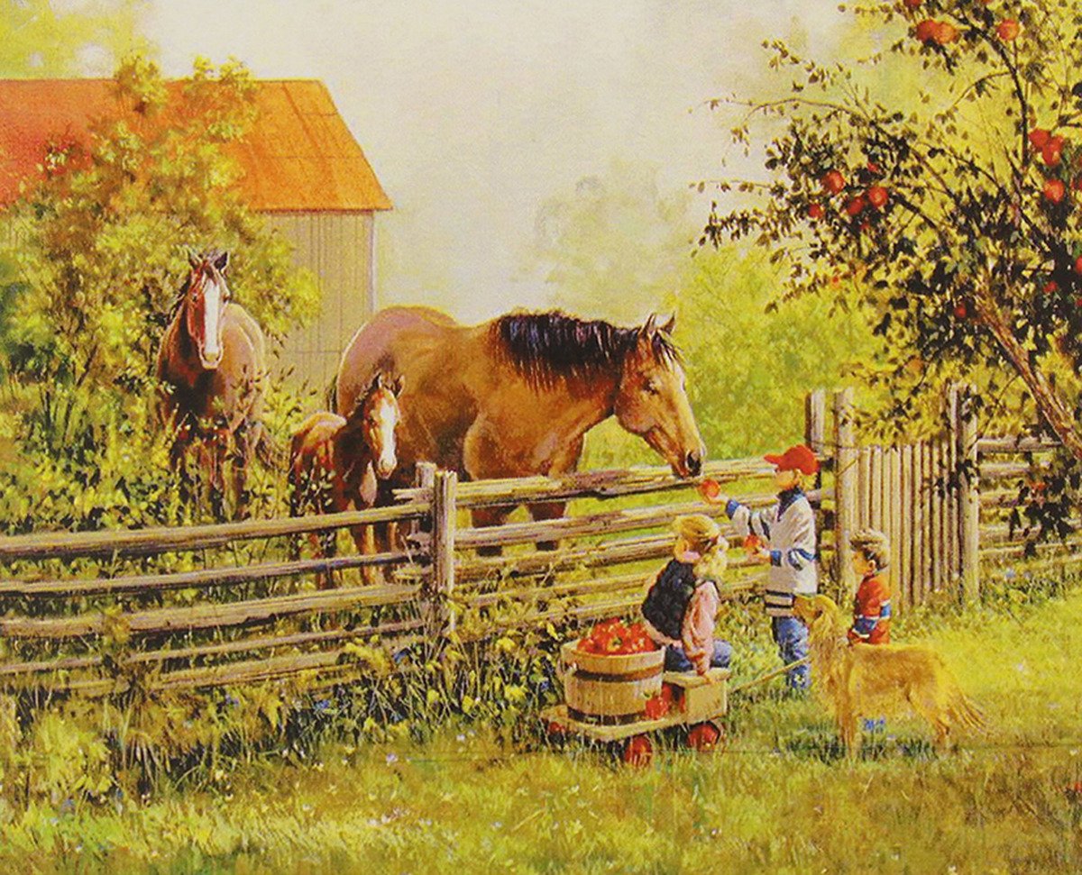 Художник Douglas r. Laird лошади