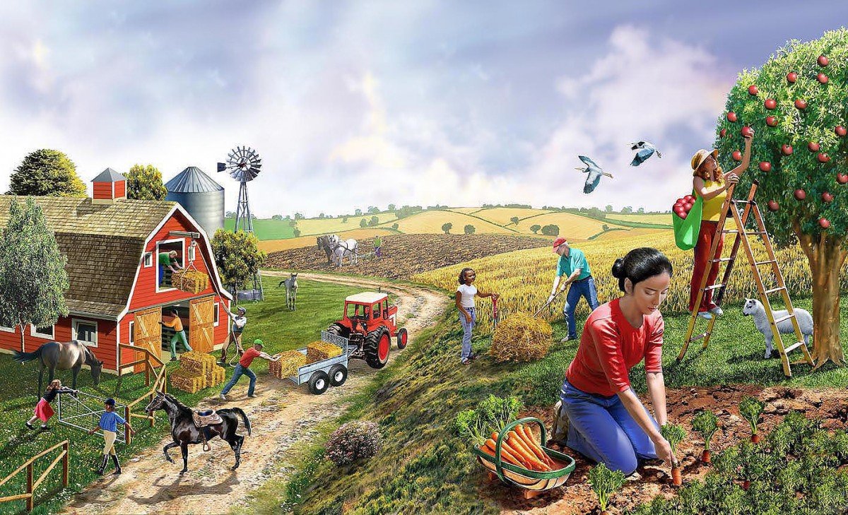 Домик с хозяйством