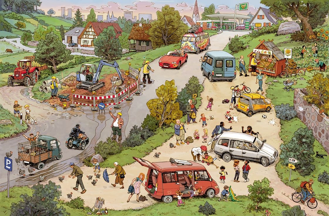 Виммельбух доро Гебель и Петер Кнорр