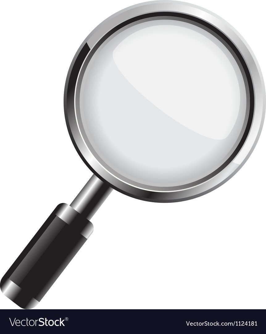 Лупа иконка без фона