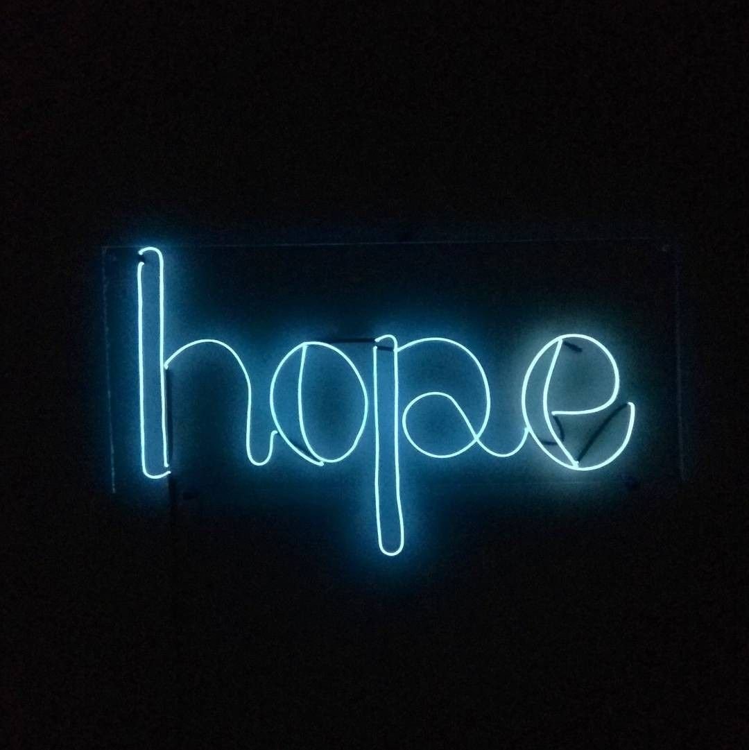 Синий неон Эстетика