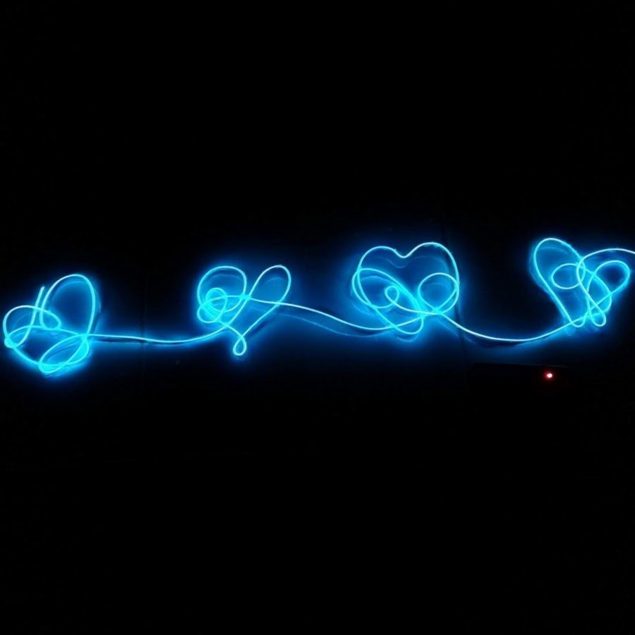 Синий неон