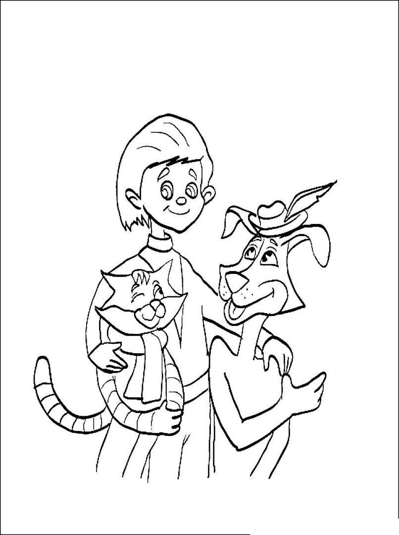 Герои Простоквашино кот Матроскин