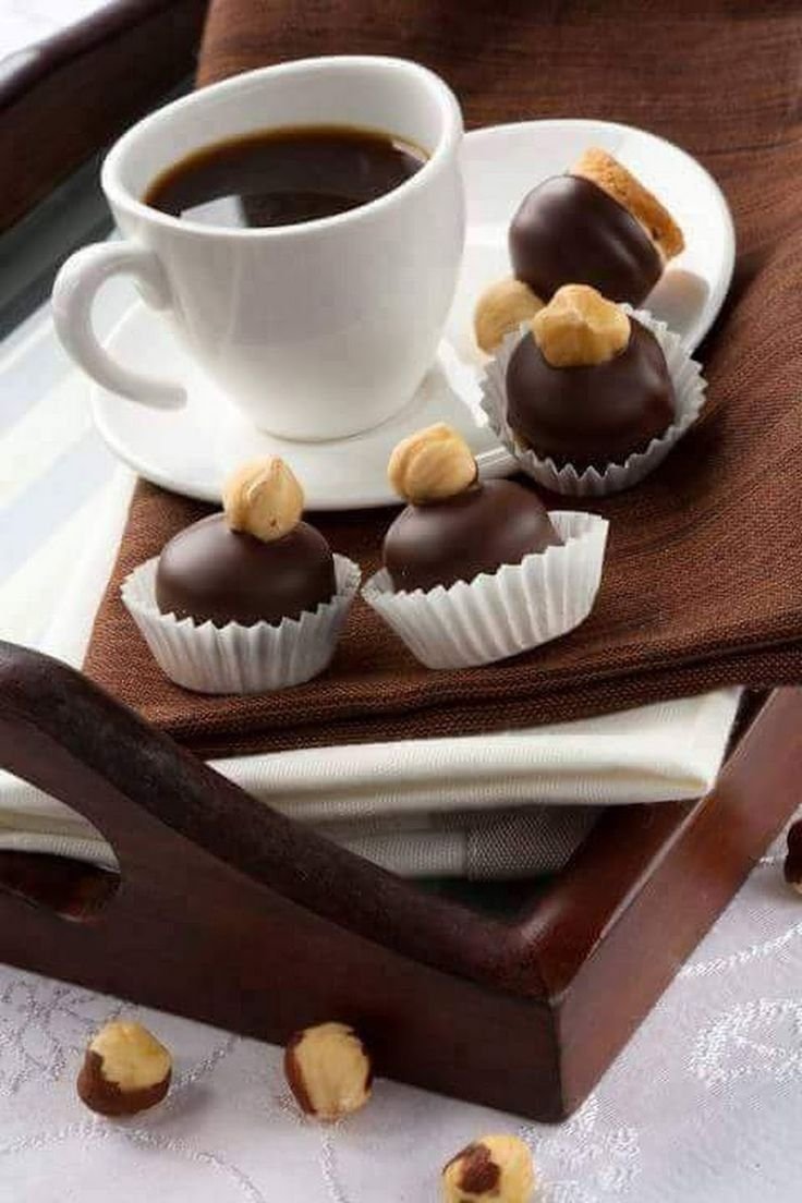 Кофе с конфетами