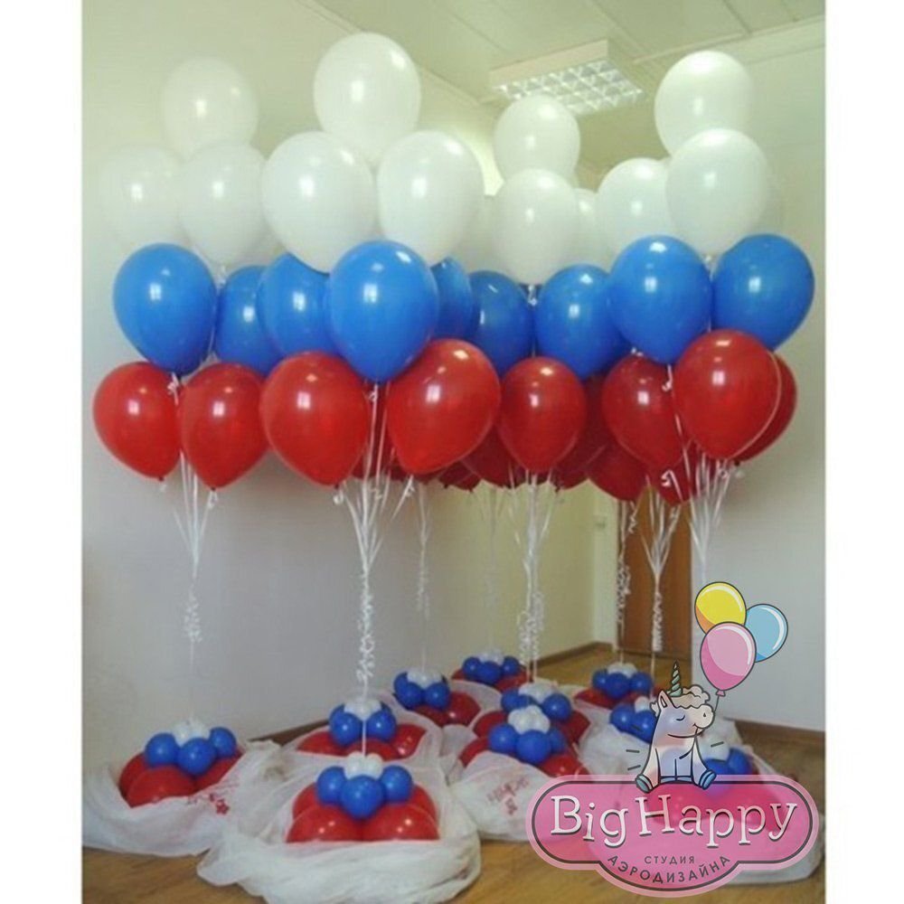 Флаг из воздушных шаров