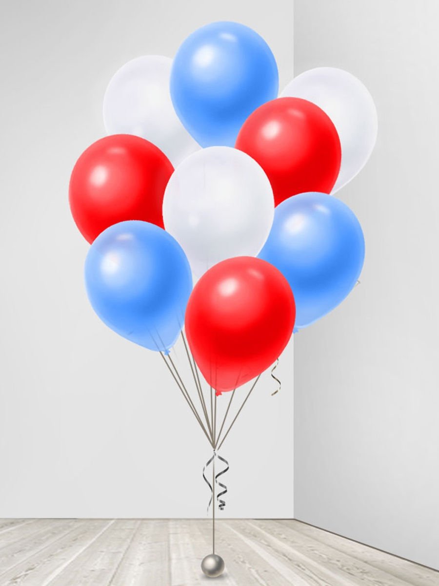 Фон Триколор с шарами